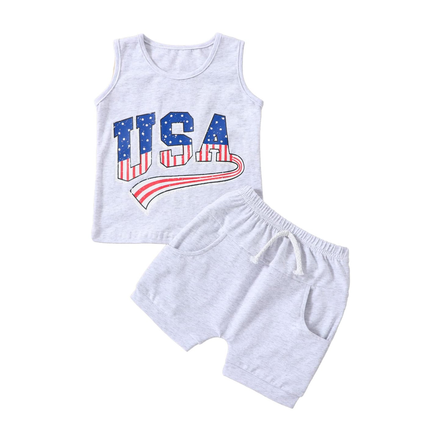 Ledy Champswiin Toddler Boy Clothes Baby Summer Outfit Dinosaur Letter Print Cotton Tops+Grey Elastic Shorts 2pcs