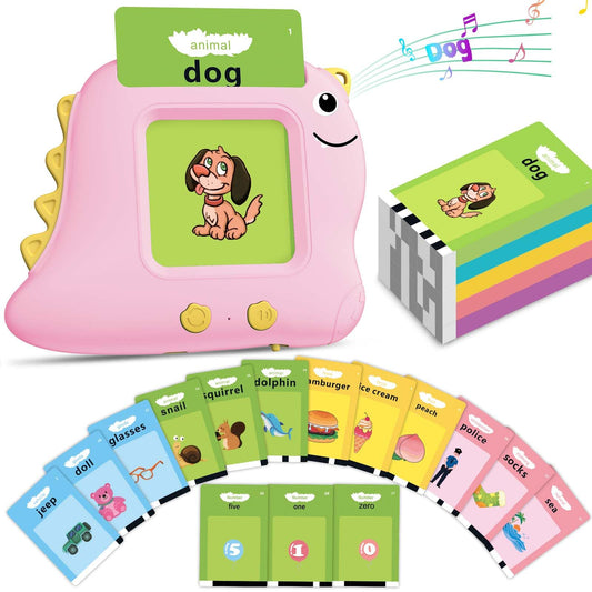 Toddler Toys Talking Flash Cards with 510 Sight Words, Montessori Learning Toys for Toddler 1-3 2-4, Autism Sensory Speech Therapy Toys for Boys Girls 2 3 4 5 6 Year Old Kids Gifts