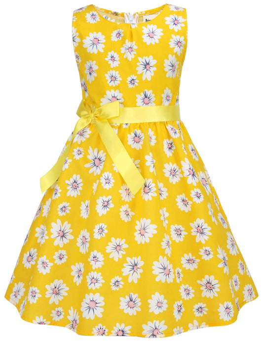 Kid Floral Cotton Girls Dresses Summer Girl Clothes