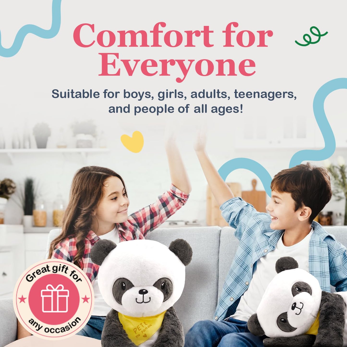 Lilly's Love Weighted Stuffed Animal, 5lb | Sensory Plush for Kids & Adults | Machine Washable Plushie w/Removable Inner | Calming Weighted Stuffed Animal for Anxiety, Stevie The Sloth